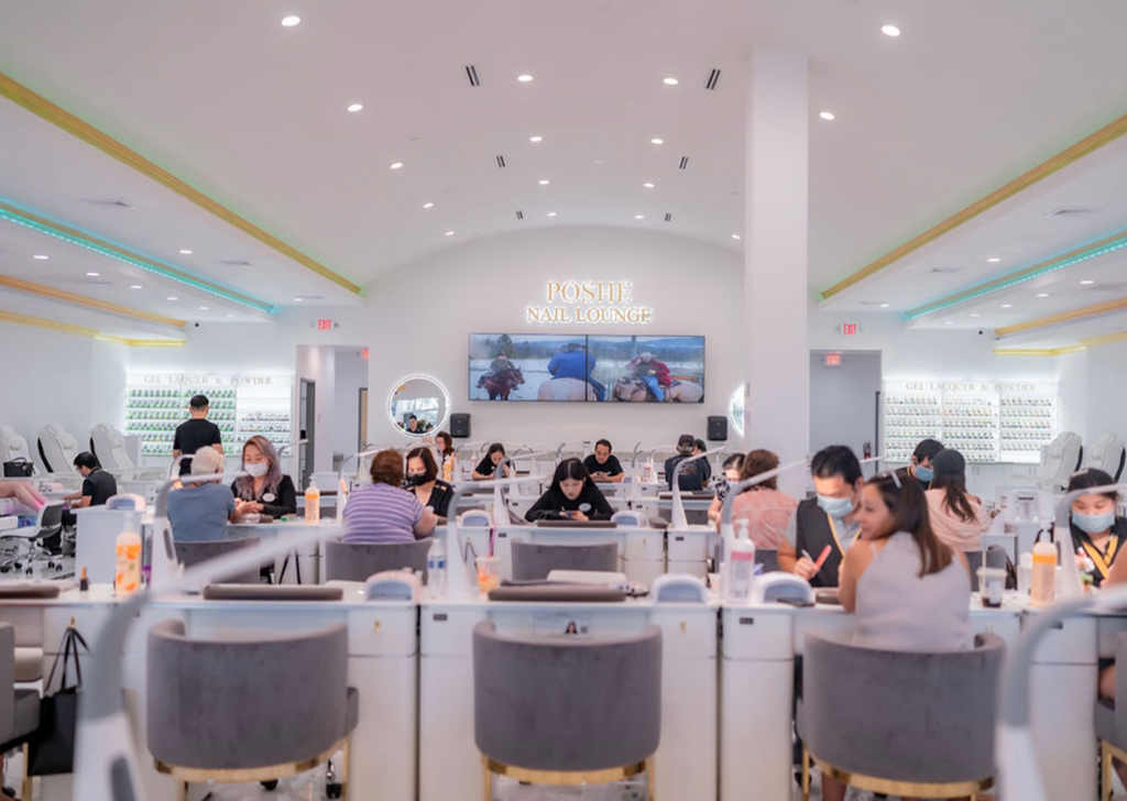 Poshe Nail Lounge by D & B Engineering & Construction, Inc.