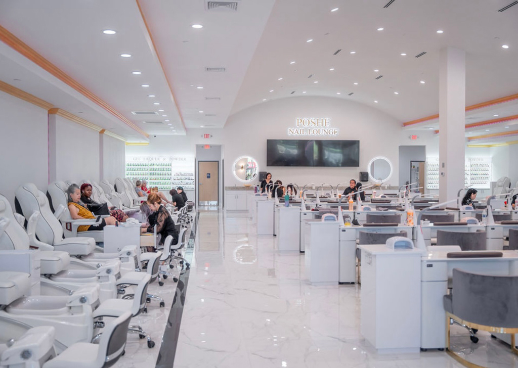 Poshe Nail Lounge by D & B Engineering & Construction, Inc.